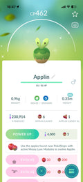 Shiny Applin XXL PTC Go - NEW!