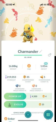 Shiny Charmander Goggles 2026 - Pokemon Horizons Background