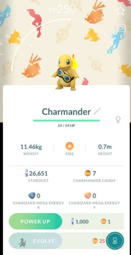Shiny Charmander Goggles 2026 - Pokemon Horizons Background